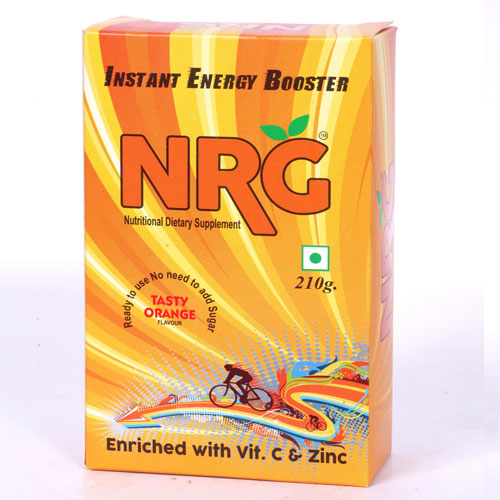 NRG Orange Flavour 210gm Energy Drink