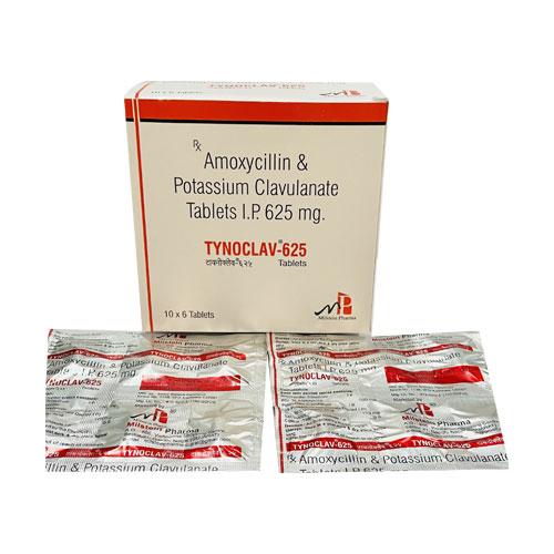 Tynoclav - 625 Tablets (10*6 Strips)