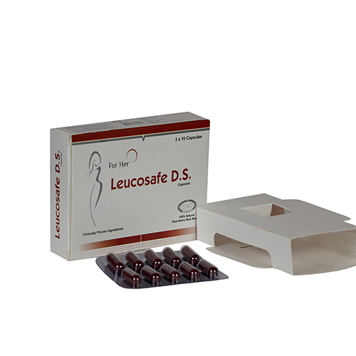 LEUCOSAFE D.S. (FOR SPECIFIC & NON-SPECIFIC LEUCORRHOEA) Capsules
