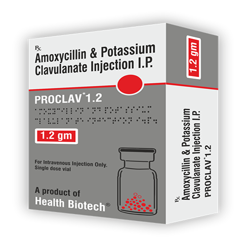 Amoxycillin + Clavulanate 1.2gm Injection