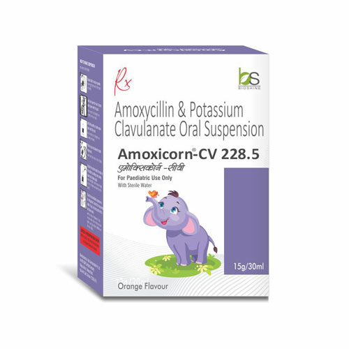 AMOXICORN*-CV 228.5 Dry Syrup