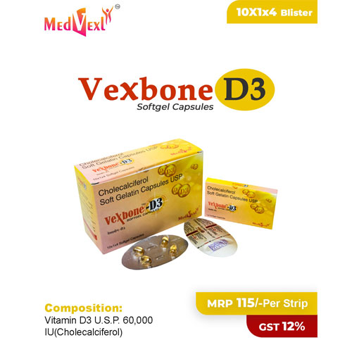 VEXBONE-D3 Softgel Capsules