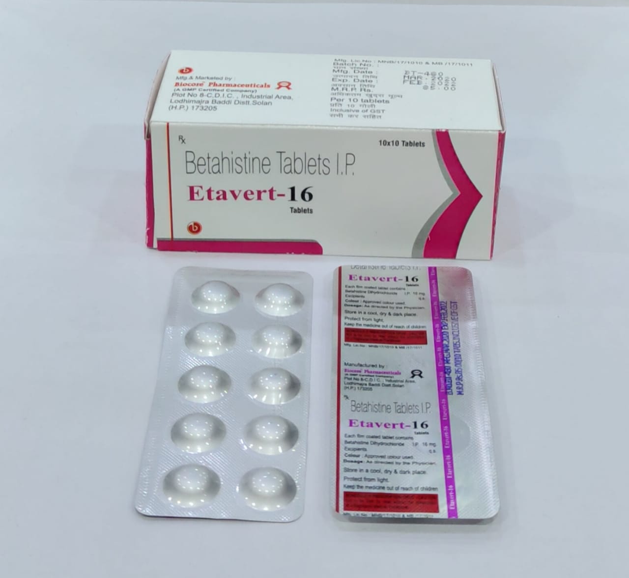 ETAVERT-16 Tablets