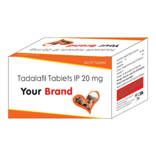 Tadalafil 10mg/20mg Tablets IP