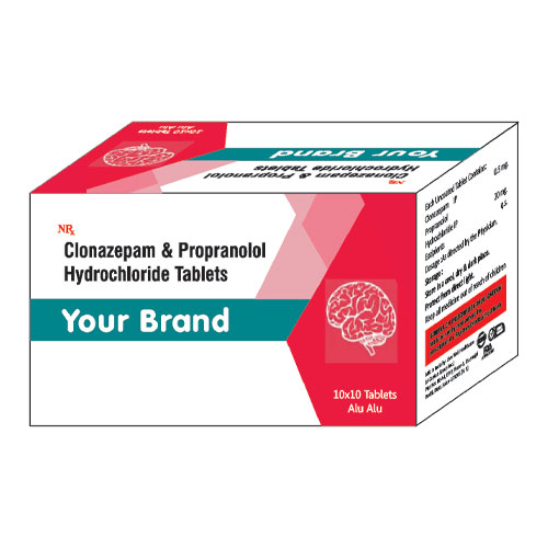 Clonazepam + Propranolol Hydrochloride Tablets