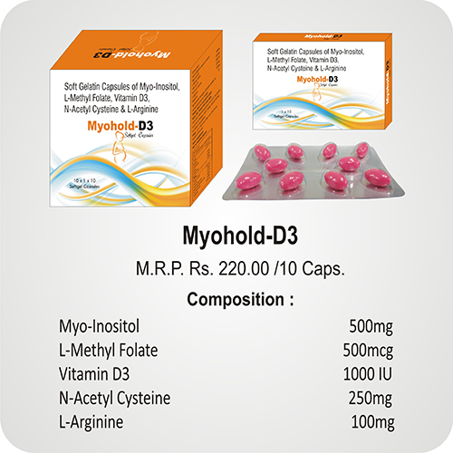 Myhold D3 Softgel Capsules