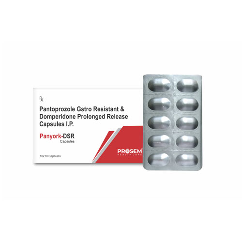 Pantoprazole 40 mg + Domperidone 30 mg Capsules