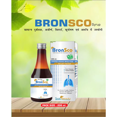 BRONSCO (FOR SEVERE COUGH, CHRONIC BRONCHITIS AND ASTHMA) Syrups