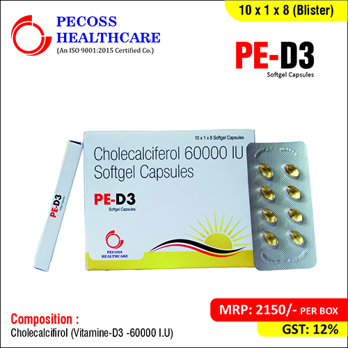 PE-D3 Softgel Capsules