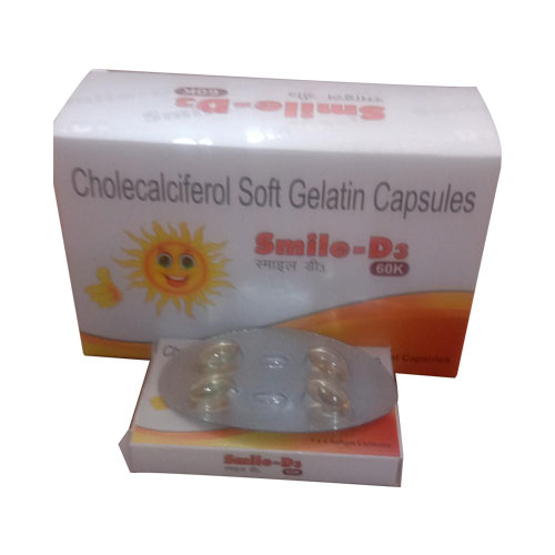 Cholecalciferol (Vitamin D3)   I.P  60000 I.U Softgel Capsules
