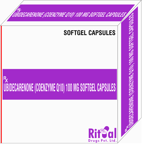 Ubidecarenone 100mg Softgel Capsules