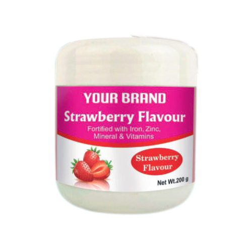STRAWBERRY + ZINC + IRON + LODINE + VITAMIN A + VITAMIN C Protein Powder (Strawberry Flavour)