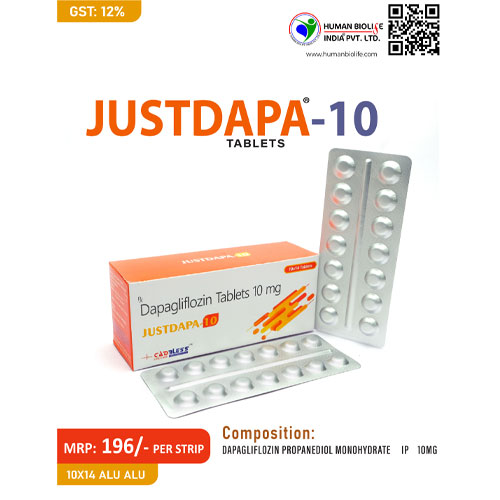 JUSTDAPA-10 Tablets