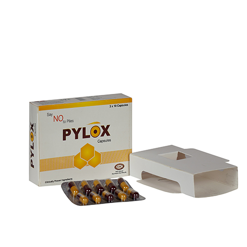 PYLOX (FOR INTERNAL AND EXTERNAL HEMORRHOIDS, ANAL FISSURE) Capsules