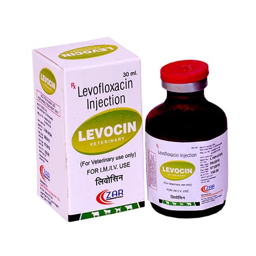LEVOFLOXACIN (100mg/ml)-30ml Liq.Injection(Vet.)