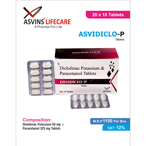 ASVIDICLO-P (20*10) Tablets