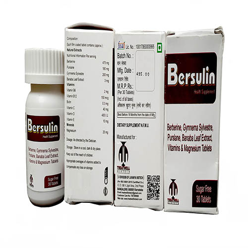 Bersulin Health Supplement Tablets