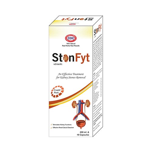 STONFYT (AN EFFECTIVE TREATMENT FOR KIDNEY STONES(( A COMBO PACK OF 18 CAP INSIDE)Syrup