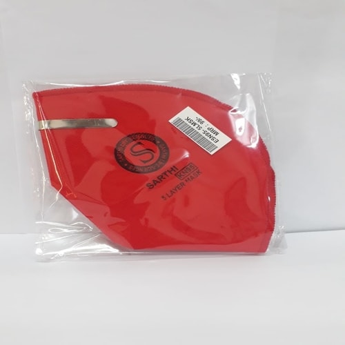SARTHI 5 Layer Facemask (Red)