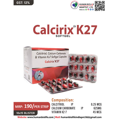 CALCIRIX-K 27 Softgel Capsules