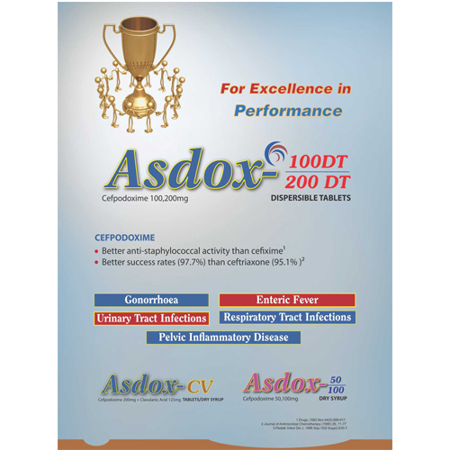 Asdox-100 DT / 200 DT Tablets
