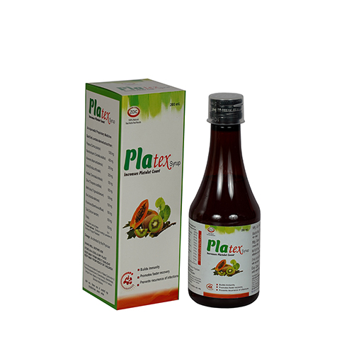 PLATEX SYRUP (PLATELET DYSFUNTION AND THROMBOCYTOPENIA DUE TO CHEMOTHE