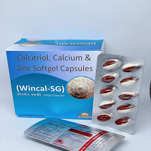 WINCAL-SG Softgel Capsules SUNWIN HEALTHCARE PVT LTD